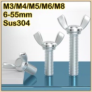 [WDY] 304 Stainless Steel Butterfly Screw Hand Screw Bolt Hand Screw Screw M3M4M5M6M8