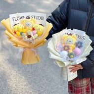 布丁狗 畢業 情人節 花束 公仔 布甸狗 pompompurin 送禮 生日 禮物 週年 紀念 生日禮物 畢業花束