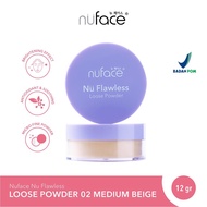 Nuface Loose Powder Medium Beige 12gr | Nuface Nu Flawless Loose Powder