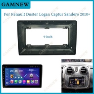 9 Inch Car Frame Fascia Adapter For 2010+ RENAULT DUSTER/ 2013+ LOGAN, CAPTUR, SYMBOL/ 2012+ SANDERO