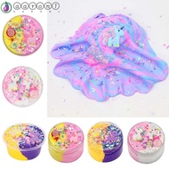 AARON1 Unicorn Puff Slime Clay, Cute Unicorn Plastic Clay, Handmade Toy Clay Sand 60ml Modeling Polymer Unisex