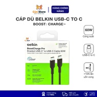 Belkin USB-C to C BOOST↑CHARGE charging cable with super durable umbrella, 1m long, 60W capacity | 1