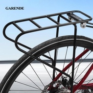 [Garende] Bike Rear Rack Steel Frame Holder Touring Luggage Carrier Pannier Support for Fixie Bike 7