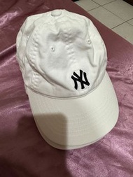 MLB 大聯盟可調式軟頂白色棒球帽 紐約洋基隊