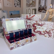 [Shopee Special Selection] 43 Blue Gold Lipstick Sample Five-Piece Dragon StyleContains 1.5g x 5.Col