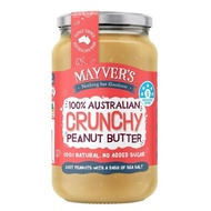 Mayvers Crunchy Peanut Butter 1 Australian 375g. Mayver Scrunchy Australia