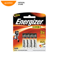 Energizer MAX Alkaline Battery E92BP8 AAA