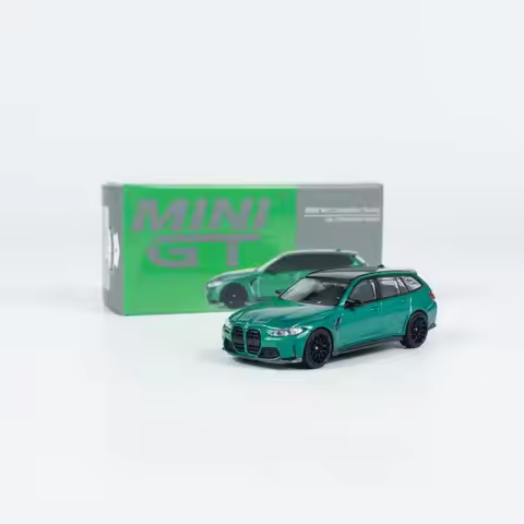 TSM models MINIGT#764 1/64 M3 Excursion edition green Die-cast alloy car model collection display gi