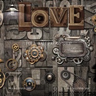 Custom wallpaper mural European retro personalized wallpaper, coffee restaurant wallpaper, creative 