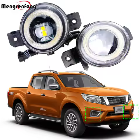 2 X 30W Car Right + Left LED Fog Light DRL Angel Eye Daylight H11 For Nissan NP300 Navara D23 2014 2