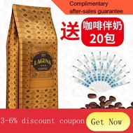 YQ53 【Get Coffee Grinder for Free】Laguna Blue Mountain Flavor Fresh Roasted Coffee Beans Pure Bitter Extra Thick Ground