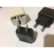 charger Adaptor ( 2 round pin to 2 flat pin)