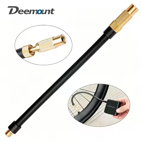 Bicycle Tire Air Pump Extension Hose External 8V1 Thread EPDM Pipe 17/20/30/50CM Electric Pump Bike 