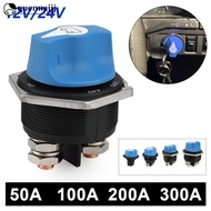 QUENNA RV Car Battery Rally Switch Kit 50 100 200 300A Blue Battery Disconnector Isolator Cut Off Sw