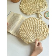 Woven Pu Fan Dana Cool Fan Summer Ride Cool Banana Fan Old-fashioned Hand Fan Children Baby Mosquito