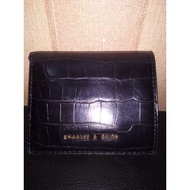 Original charles &amp; keith Leather Wallet#Preloved charles &amp; keith#Second Women's Wallet#Preloved Wallet#Branded Wallet#Branded Women's Wallet