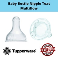 [READY STOCK] Tupperware Baby Bottle Nipple Teat Multiflow - Puting Botol Susu Tupperware
