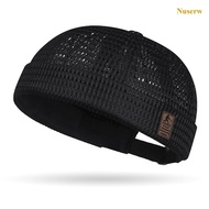 Unisex Mesh Beanies Hat Docker Hat Brimless Cap Sailor Hat Docker Skull Cap Streetwear Docker Cap Sk