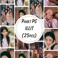 (CONTENTS 25 PCS) ILLIT Kpop Photocard - Wonhee Iroha Minju Moka Yunah