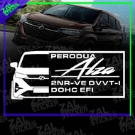 *<ZAL STICKER> STICKER KERETA ALZA PERODUA 2022