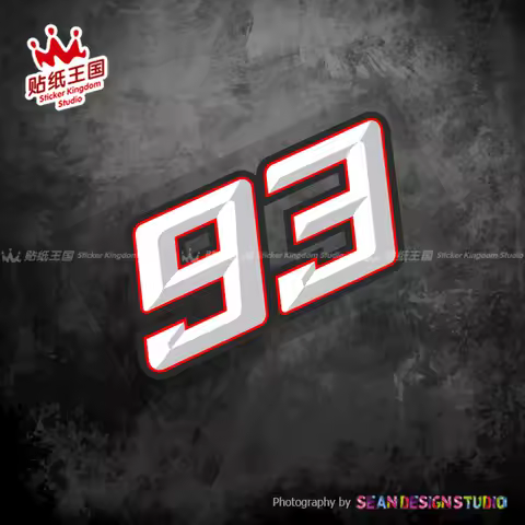For motogp 93 helmet Motorcycle Decal Motorbike Waterproof Sticker 20