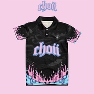 Qianyu CHOII NEW 2023 Choii Jersey Microfiber Latest Design RETRO COLLAR VIRAL Baju Jersey Viral Tik