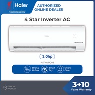 4 Star Haier 1.0HP Inverter Air Conditioner /ECO Mode /Turbo Cool/Smart Clean- HS-10VPC03