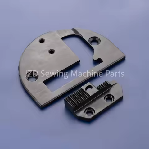 #18030B+18031L BINDER NEEDLE PLATE & FEED DOG FIT FOR Consew 206RB Juki DNU-241 DNU-1541 Zoje ZJ0628