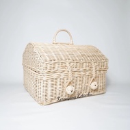 Treasure Rattan Basket 33x30x12