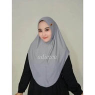 Hijab Instan Daily Bergo Oval nonpet size L by Aulia jilbab Premium