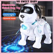 Kids Electronic Walking Robot Dog Toy with Lights and Sounds Educational Toys Gift Mainan Baby