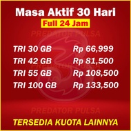 Kuota Tri 100GB 55GB 42GB 30GB