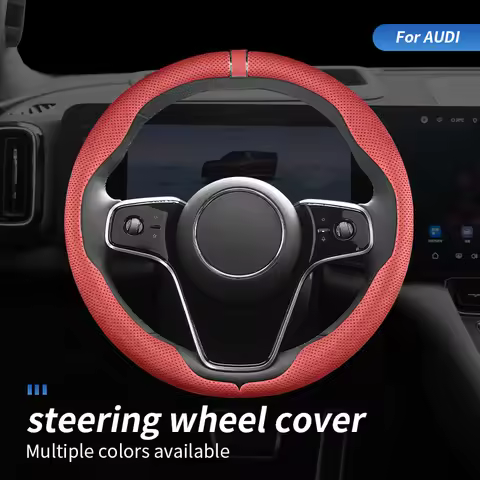For AuDi a3 8p 8v a4 b6 b7 b8 b9 a6 c6 c7 c8 q3 q5 a1 a5 8R FY New Ultra-Thin Car Steering Wheel Cov