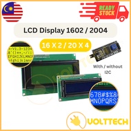 LCD Display 1602 2004 Module 16x2 20x4 Yellow / Blue DIY Arduino Project I2C Backlight