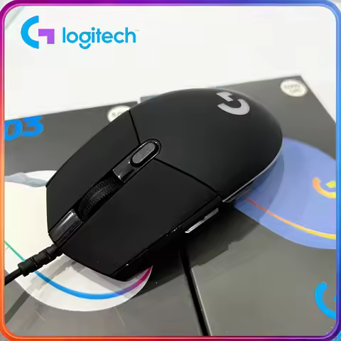 Logitech G102/G203 Original Mouse, 8000 DPI, 1ms Response Time, PC Gaming Accessory