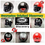 100% ORIGINAL ARC Discovery Fibre fiber Helmet & Original Visor siang malam