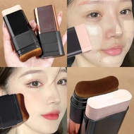 2-In-1 Foundation Stick With Brush Countour Concealer Invisible Pores Makeup Contour Stick