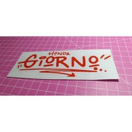 HONDA GIORNO STICKER DECAL