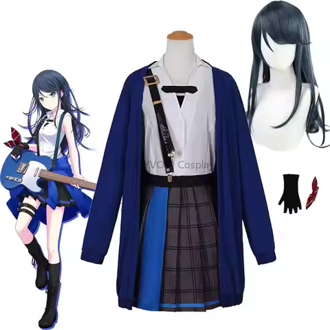 Leo/need Hoshino Ichika Cosplay Costume Virtual Singer Guitarist Ick Wigs Project Sekai Colorful Sta