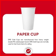 ❁ △ Trendboxph White Paper Cup (with or without lid) 50pcs 22oz 16oz 12oz 8oz 6.5oz