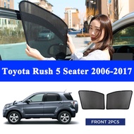 For Toyota Rush 5 Seater 2006-2017  Car Shade for Side Window Glare and UV Rays Protection Baby Wind