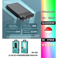 🔥【2021|SG】🔥Remax Power Bank RPP-237 10000 mAh Supercharge 22.5W Awei Powerbank PD3.0 &amp; QC3.0/Fast Charging Power Bank