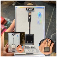 2 in 1 Converter Type C to + Jack Hole 3.5mm