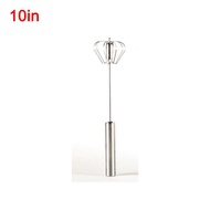 YQ2 Semi-automatic Whisk Push-type Rotating Kitchen Egg Cream Whisk Cooking Stirring Tool Hand Whisk Mixer 430 Stainless