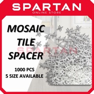 1000pcs Mosaic Tile Spacers | Cross Tile Spacers 2.0mm 2.5mm 3.0mm 6.0mm | Tile Adhesive Tools