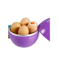 OKAY 微波雞蛋造型煮蛋器 /紫色 家庭號4入