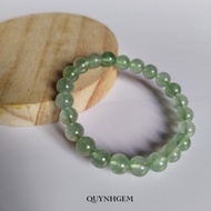 Green strawberry quartz feng shui bracelet, feng shui bracelet for women, luxurious, attracts fortun