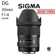 Sigma 35mm F1.4 ART DG HSM Lens for (Canon,Nikon)