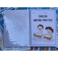 English Practice Writing 9-page A4 size