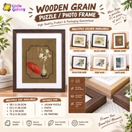 [ReadyStock] High Quality Wooden Grain Puzzle Frame Photo Frame, PUZZLE FRAME1000PCS/500PCS/300PCS 7